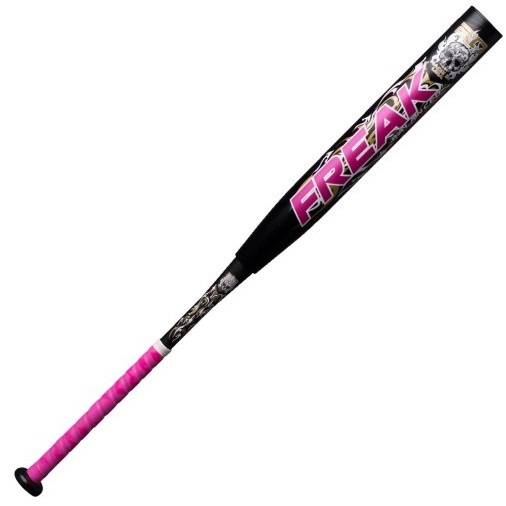 miken-2018-freak-20th-anniversary-mike-dill-balanced-ssusa-softball-bat-34-in-28-oz M20BSS-3-28 Miken 658925038501 Two-Piece 100% Composite Construction 2 1/4 Inch Barrel Diameter Balanced Weighting