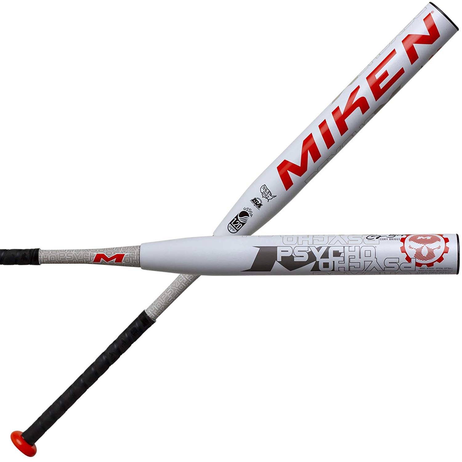 miken-2020-cory-briggs-psycho-14-maxload-usssa-slowpitch-softball-bat-34-inch-25-5-oz MCB20U-3-255 Miken 658925042966 Mikens breakthrough tetra-core tech optimizes performance by utilizing an inner core