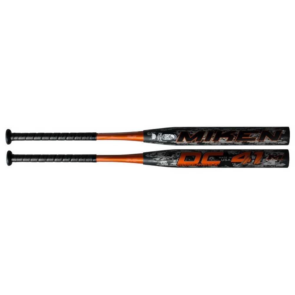 miken-dc-41-supermax-usssa-two-piece-slowpitch-softball-bat-28-oz DENCMU-3-28oz Miken 658925032820 Denny Crine s signature two-piece bat with a 1oz Supermax end-load.