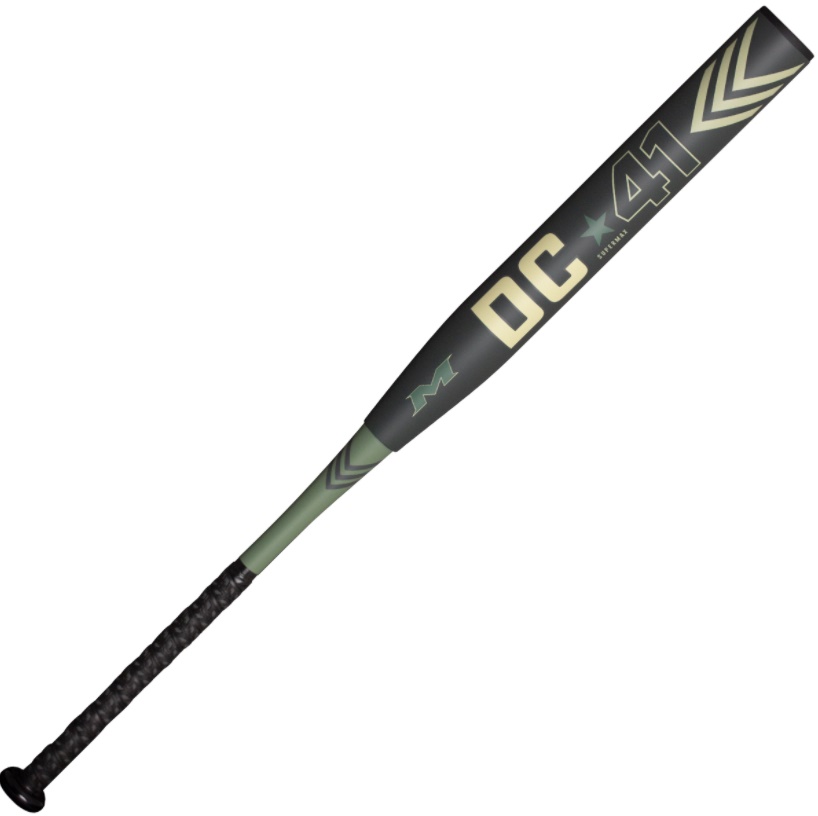   The Miken 2021 DC41 Supermax 14 inch barrel USSSA Softball Bat is engineered from highest aerospace grade fiber which offers superior performance and extended durability. The bat is constructed with a 14 inch E-Flex 360 barrel, designed with Miken's exclusive C-4 proprietary carbon fiber. As a result hitters will get maximum flex, performance and durability across all 360 degrees of the bat's barrel. In addition, the new F4P handle improves the energy transfer from the handle to barrel to maximize barrel flex and give hitters more power. The bats sweet spot and 1 oz end load is suitable for players that want more weight in the end for barrel for maximum distance and power. The 14 inch barrel allows for more forgiveness. From the moment you first swing it, you'll know this bat will help you dominate your USSSA slow pitch softball league.       Barrel Diameter: 2 1/4 inch     Barrel Length: 14 inch     Certification: USSSA     End: 1 oz End load     Frame: Two Piece Construction     Handle: FP4     Material: Composite     Series: DC41     Technology: EFlex 360 Barrel, C-4 Carbon Fiber     Warranty: 1 Year     Year Released: 2021                         