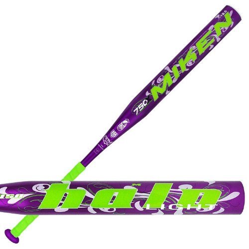 Miken FHAL12 Halo Light Fastpitch Softball Bat -12.5 (31-inch-18-5-oz) : Under $160 retail and 100% composite, this bat's performance and durability are unmatched for the price. Utilizing Miken's top grade carbon fiber and specific handle flex this bat gives you maximum swing speed and distance.