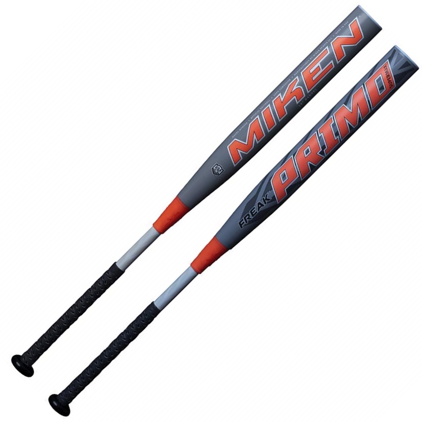 Miken's breakthrough tetra-core tech optimizes performance by utilizing an inner core tube and an outer core layering to maximize the sweetspot and durability Miken's Sensi- flex maximizes energy transfer from handle to barrel increasing bat head speed through the hitting zone and eliminating vibration. Miken bats are 100% composite Made in USA. The 2020 Freak Primo Supermax USA bat is loaded with pop! It features a huge sweet spot, and it's four-piece design combined with a 1 oz Supermax endload allow for maximum power at the plate. Step up to the plate with confidence, buy now! Made in the U.S.A.  Size:   2 1/4 in  Certification:   USA  Frame:   Four-Piece  Technology:   Tetra-Core Technology, Sensi-Flex, 100 COMP  Series:   Primo  Warranty:   1 Year  Barrel Length:   14 in 