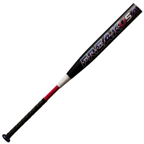 TETRA-CORE+ TECHNOLOGY SENSI-FLEX 100 COMP MADE IN USA  2017 Miken Freak USA Border Battle Slowpitch Softball Bat Supermax ASA MBBFKA Introducing the Freak USA Border Battle Slowpitch Softball Bat! Miken's new, innovative technology that is incorporated with the Freak USA makes this bat a must have for ASA play. This bat is going to be for the slowpitch player wanting that extra end-load to maximize distance and power potential. This Freak USA also comes with a monster 14 barrel, giving you an extra long sweet spot that's game ready from day one 2017 Freak USA Supermax ASA Features:  Border Battle Edition 2-Piece Bat Construction 100% Composite Design Tetra-Core Technology Sensi-Flex End-Loaded Swing Weight (Supermax) 14 Barrel Length 2 1/4 Barrel Diameter Approved for ASA Only Made in the USA One Year Manufacturer Warranty