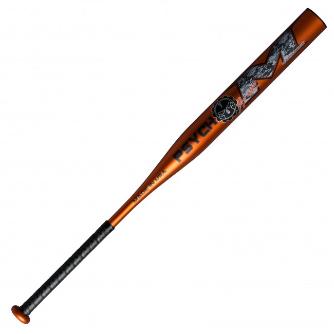 miken-izzy-psycho-balanced-one-piece-usssa-slowpitch-softball-bat-34-in-26-oz SYKOBU-3-26oz Miken 658925032530 Jeremy Isenhowers signature one-piece bat with a balanced weighting for faster