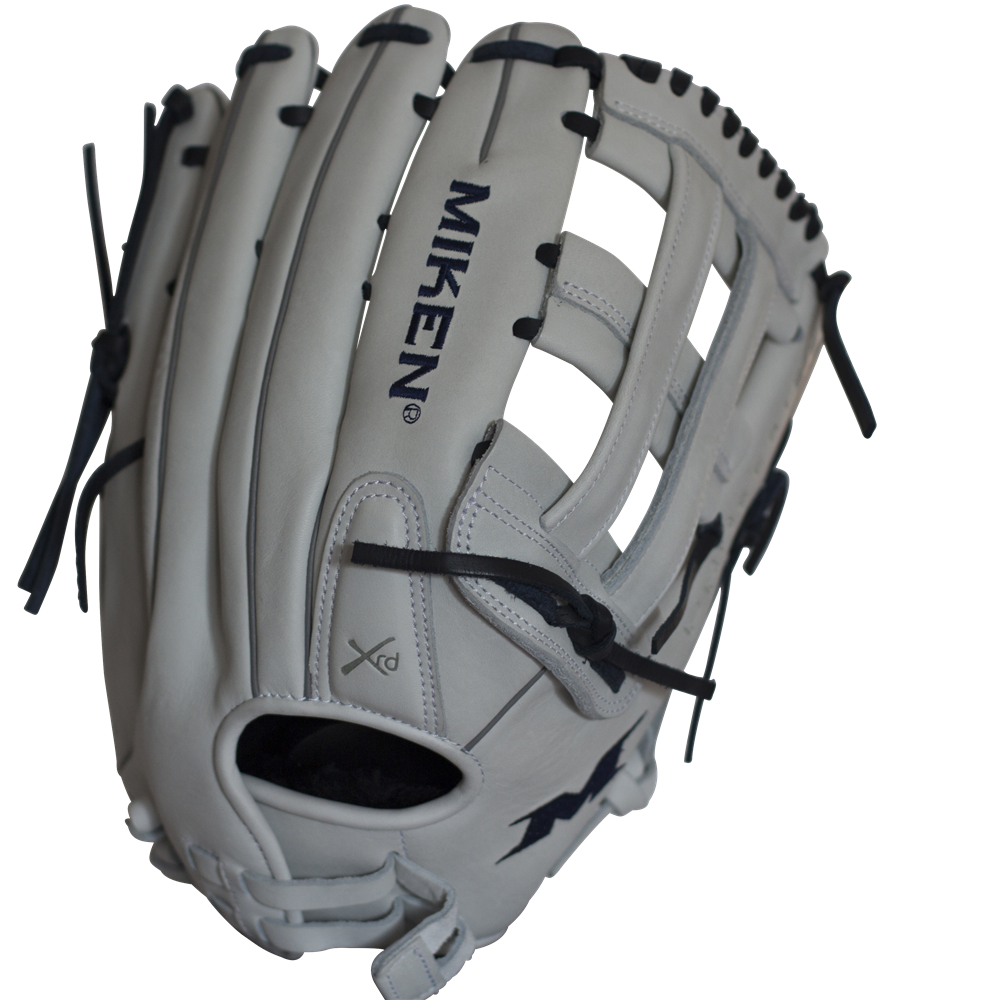 miken-pro-series-14-inch-slow-pitch-softball-glove-pro140-wn-left-hand-throw PRO140-WN-LeftHandThrow Miken 658925039966 14.00 Inch Pattern Additional Finger Pad Support Colorway White | Scarlett