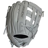 miken pro series 14 inch softball glove white right hand throw