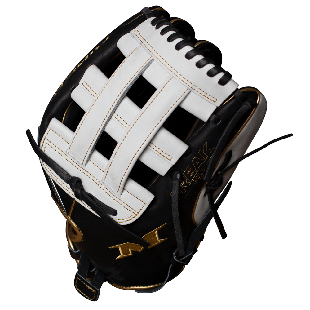 miken-pro-series-freak-gold-softball-glove-15-inch-right-hand-throw PRO150-BWG-RightHandThrow Miken  The Miken Pro Series Slow Pitch Softball Glove line features the