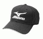 Pre-curved bill, Contrast sandwich bill, 6 Panel Crown Mizuno Hat