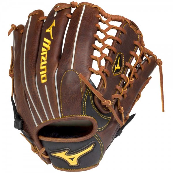 Mizuno Classic Future Youth Baseball Glove 12.25 GCP71F2 312408 Professional Patterns scaled down that provide more control for players with smaller hands. Throwback Leather is used on the Classic Future gloves, which is rugged, rich, and naturally pre-oiled for a quick break-in while retaining proper shape over time. The Roll Welting provides a cleaner look and stability through the fingers. The UltraSoft Pro Palm Liner leaves you with excellent feeling and has a soft finish, This gloves also comes with an Outlined Patch and has a Redesigned Thumb Felt, which is a slotted thumb felt for easy closure. Get your Mizuno Classic Future Youth Baseball Glove today, No Hassle Returns, Guaranteed! GCP71F2 Ball Glove Features:  Professional Patterns Throwback Leather Roll Welting UltraSoft Pro Palm Liner Outlined Patch Redesigned Thumb Felt 12.25 Outfield Pattern Ichiro Trapeze Web