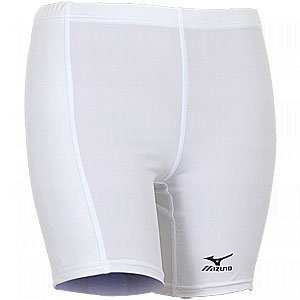 Mizuno Female Low Rise Sliding Compression Shorts (White, Large) : Made from Lightweight MzO Micro-fiber Polyester with Lycra, the Mizuno Low Rise Sliding Compression shorts are designed specifically to fit a woman's body. The double ply side panel provides extra protection, and the MzO liner provides breathability and comfort.