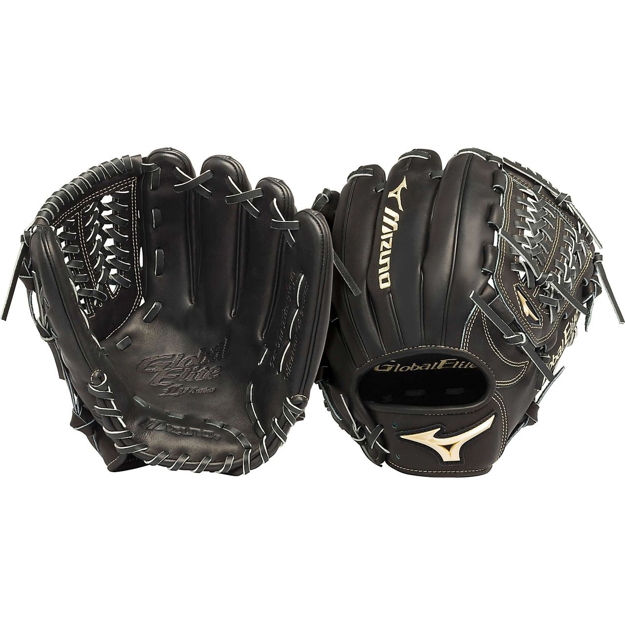 Mizuno GGE51VBK Global Elite VOP 11.75 Infield Baseball Glove (Right Handed Throw) : Mizuno vibration processed hand oiled leather and roll Welting which increases structure and support throughout the fingers. Rugged polyurethane patch and antimicrobial cushioned wrist pad for a secure fit. Thumb Embroidery. VOP Leather Palm. 11.5 Inch Black.