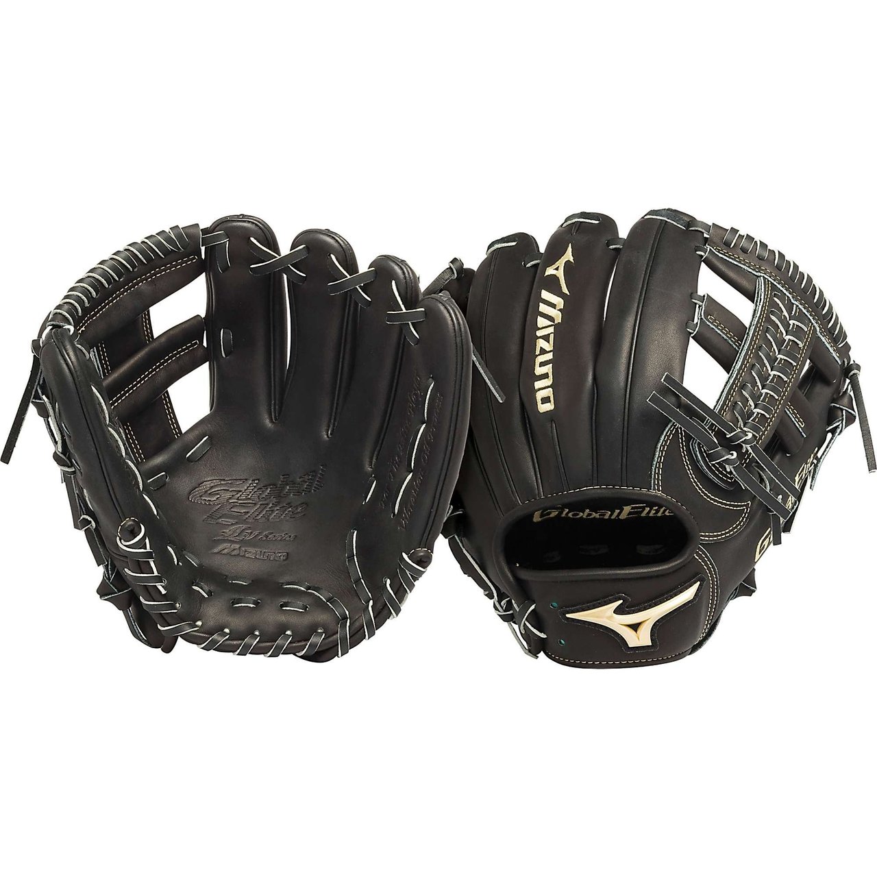 mizuno-gge61vbk-global-elite-vop-11-5-in-infield-baseball-glove-right-handed-throw GGE61VBK-Right Handed Throw Mizuno New Mizuno GGE61VBK Global Elite VOP 11.5 in Infield Baseball Glove Right