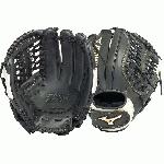 The Mizuno GGE70FP is a 13.00 outfielder's glove made from SteerSoft E-Lite leather, creating the softest and lightest Mizuno glove ever made. Features include the V-Flex Notch to help initiate easy closure and PowerLock wristband for a secure fit.