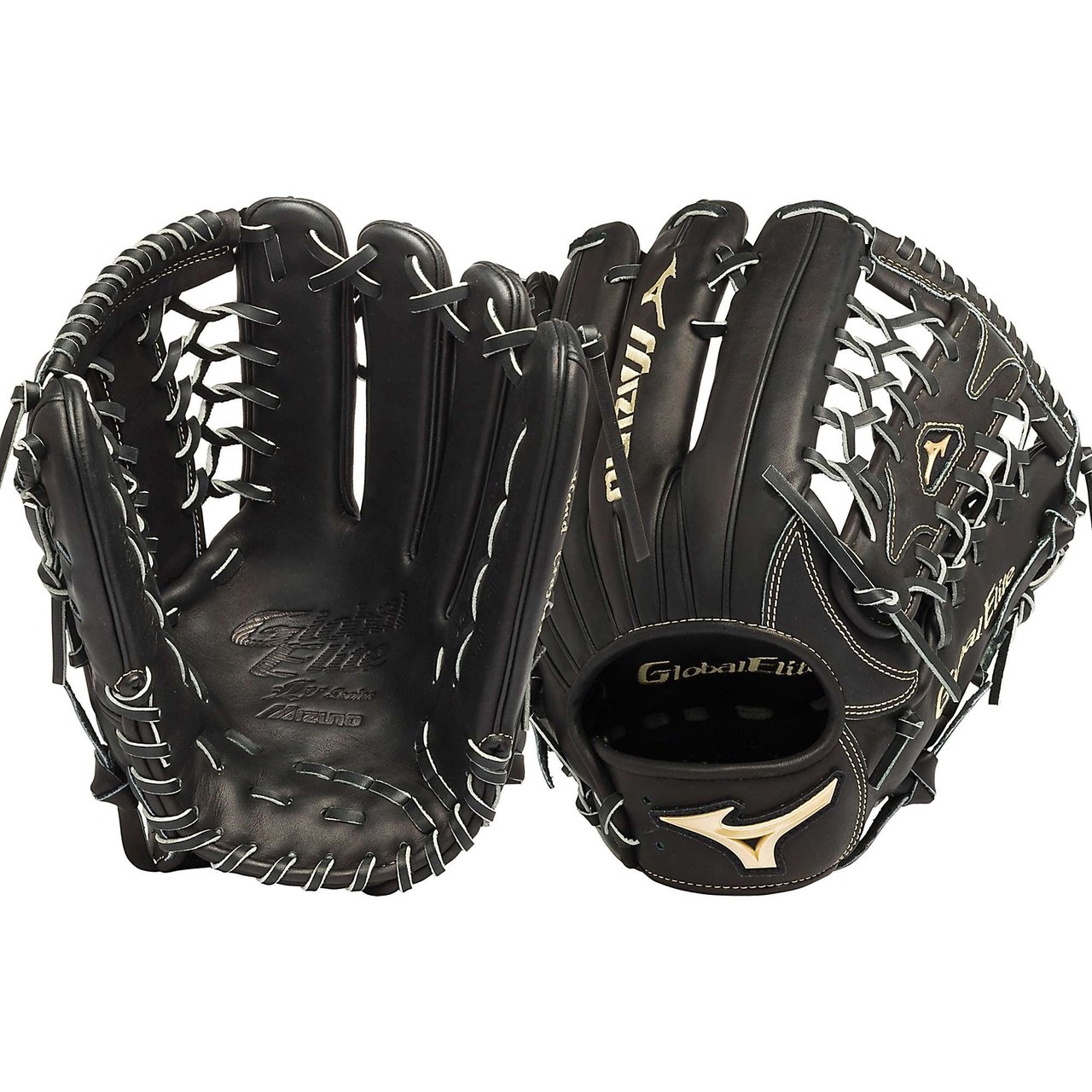 mizuno-gge71vbk-global-elite-vop-12-75-outfield-baseball-glove-right-handed-throw GGE71VBK-Right Handed Throw Mizuno New Mizuno GGE71VBK Global Elite VOP 12.75 Outfield Baseball Glove Right Handed