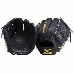Mizuno Pro Limited LEFT HAND THROW GMP63BK Black 11.5 T Web Baseball Glove