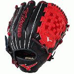 Mizuno GMVP1200PSE3 MVP Prime Baseball Glove 12 inch (Navy-Red, Right Hand Throw) : Patent pending Heel Flex Technology increases flexibility and closure. Center pocket design. Strong edge creates a more stable thumb and pinky. Smooth professional style. Oil Plus leather, the perfect balance of oiled softness for exceptional feel and firm control that serious players demand. Durable Steer soft palm liner. Matching outlined embroidered logo. Two tone lace.