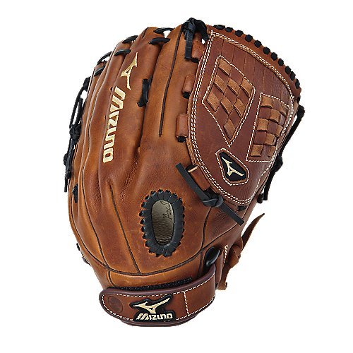 The Mizuno GMVP1300F1 is a 13.00-Inch outfielder's glove made from soft Bio Throwback leather and is game ready.