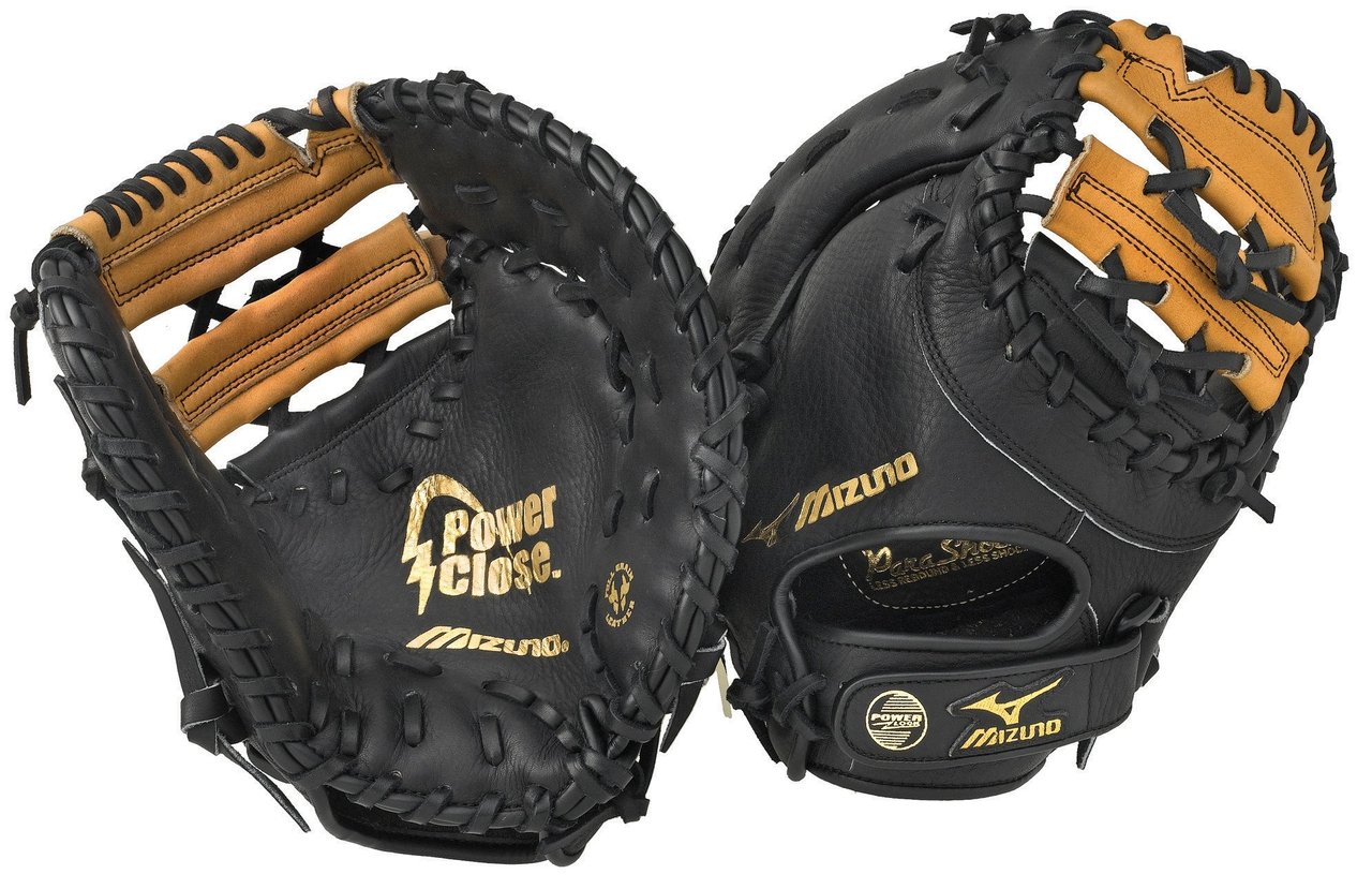 Mizuno has firstbase mitts to meet the needs of any level player. From the glove easy to close for youth players, all the way up to Pro Level mitts trusted by MLB greats such as Todd Helton, Mizuno firstbase mitts offer unmatched protection, fit, and performance