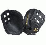 Mizuno Classic Pro Series Gloves Firstbase Mitt. Mizuno has firstbase mitts to meet the needs of any level player. From the glove easy to close for youth players, all the way up to Pro Level mitts trusted by MLB greats such as Todd Helton, Mizuno firstbase mitts offer unmatched protection, fit, and performance.