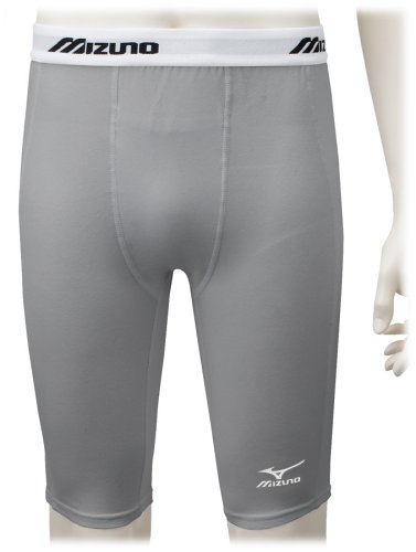 Mizuno Men's Sliding Compression G3 Short 350126 (White, Large) : Mizuno Men's Compression Shorts Comfort Of Cotton! For the dyed in the wool cotton fan Mizuno brings back their most popular sliding short. Strategically cut side panels protect against abrasion. Integrated cup pocket for added protection (cup not included). 90% cotton 10% Lycra. 11 inseam. Worn by MLB players.