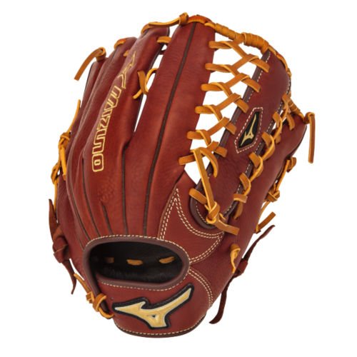 mizuno-mvp-baseball-glove-brick-dust-1275-right-hand-throw GMVP1275B2-RightHandThrow Mizuno 041969557747 12.75 - Outfield - Ichiro Web Bio Throwback Leather - Soft