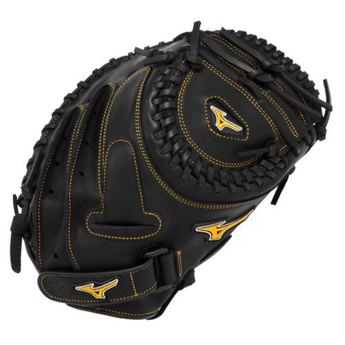 The Mizuno GXS50PF1 MVP Prime fast pitch catcher's mitt is made with Professional style Oil Soft Plus leather that has the perfect balance of oil and softness for exceptional feel and firm control that serious players demand.  The center pocket design pattern offers the most versatile break-in possible.