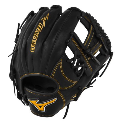 Mizuno MVP Prime GMVP1125P1 Baseball Glove 11.25 (Right Hand Throw) : Smooth professional style oil soft plus leather is the perfect balance of oiled softness for exceptional feel and firm control that serious players demand. Outlined, embroidered logo. Center pocket design patterns plus grip thumb for added comfort.