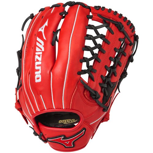 The Mizuno MVP Prime special edition ball glove features a new design with center pocket designed patterns. This pattern naturally centers the pocket under the index finger for the most versatile break in possible. Professional style smooth leather that has the perfect balance of oil and softness for exceptional fell and firm control that serious players demand. Ultra comfortable padded thumb slot. Limited edition models and colors.