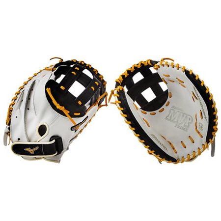 mizuno-mvp-prime-se-catchers-mitts-silver-black-right-hand-throw GXS50PSE4-SILVER-BLK-RightHandThrow Mizuno 041969558683 The MVP Prime SE line from Mizuno is back for the