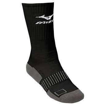 Padded heel and forefoot. Tight knit construction for durability. Front Runbird logo. X-Wrap for stability. Personalized name plate. Seamless toe for comfort. Striped arch for greater support. Ankle support. Y-Heel locks sock in place. Gripper top keeps in place. 55% Combed Cotton30% Moisture Managment Polyester13% Nylon2% Spandex.