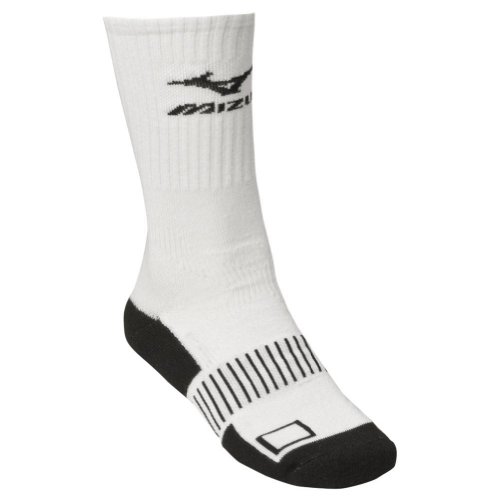Padded heel and forefoot. Tight knit construction for durability. Front Runbird logo. X-Wrap for stability. Personalized name plate. Seamless toe for comfort. Striped arch for greater support. Ankle support. Y-Heel locks sock in place. Gripper top keeps in place. 55% Combed Cotton30% Moisture Managment Polyester13% Nylon2% Spandex.