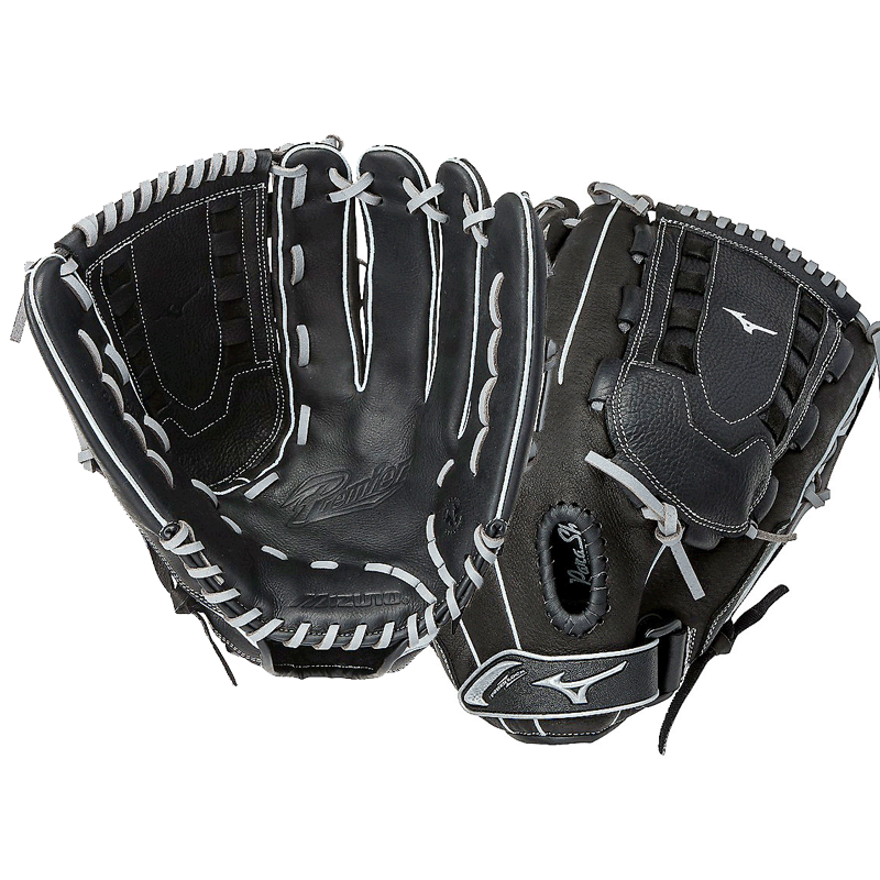 The Premier softball glove has patterns specifically designed for slow pitch. The Full Grain Leather Shell has great durability. The ButterSoft Lining is a PU palm lining for better quality, feel, and comfort. The Parashock Palm Pad absorbs the shock of repeated use by providing outstanding protection and ideal hand comfort. GPM1404 Ball Glove Features:  Full Grain Leather Shell ButterSoft Lining Parashock Palm Pad Mesh Inserts Polyurethane PowerLock 14 Utility Pattern Tartan U Closed Web