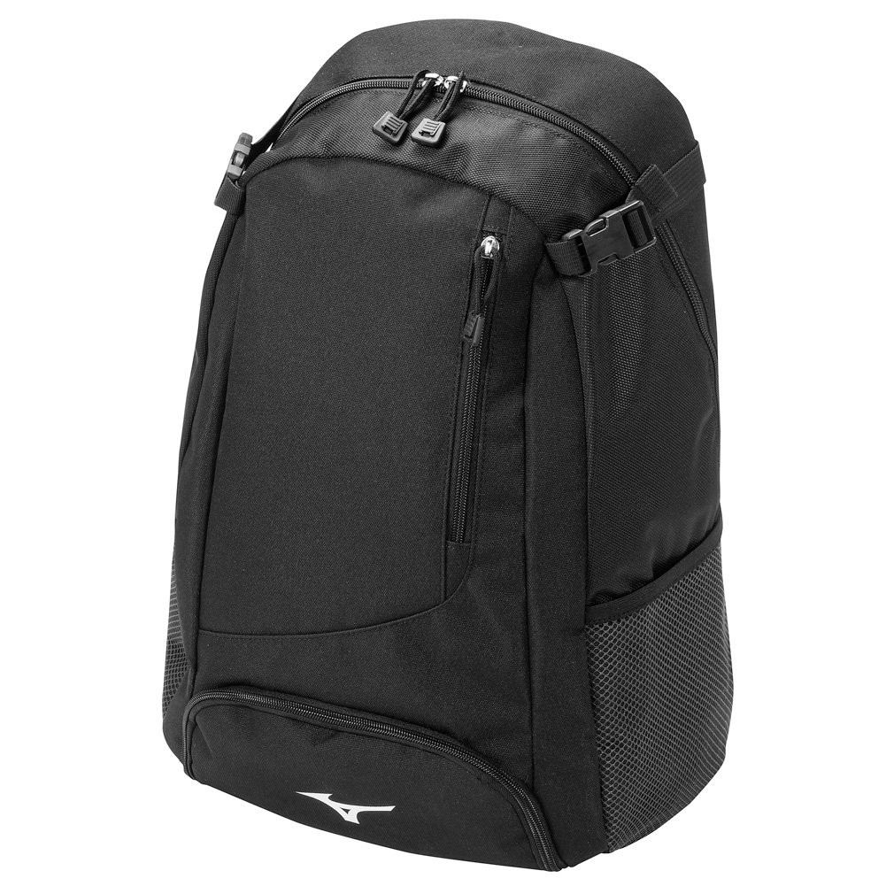 mizuno-prospect-baseball-softball-pack-backpack-bag-black 360185-Black Mizuno 041969458655 The Mizuno Prospect Backpack is an entry level bag with padded