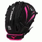 Mizuno Prospect Finch GPP1105F1 Youth Softball Glove. Patented PowerClose MAKES CATCHING EASY! ParaShock palm pad and Butter Soft lining in select models reduce shock to minimize sting. PowerLock closure for maximum performance. V-Flex Notch to help initiate easy closure. The original technology to help fast pitch youth players. Helps youth players learn to catch the right way, in the pocket. 11.00 Inch Utility. Finch 2 Web.