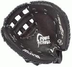 Mizuno Prospect GXS101 Youth Fastpitch Catcher's Mitt (Right Handed Throw) : The Mizuno Prospect Series GXS101 is a 32.50 Youth sized Fastpitch Catcher's Mitt that features the patented Para Shock palm, which absorbs the shock of repeated use, providing less rebound, outstanding protection, and ideal comfort. 