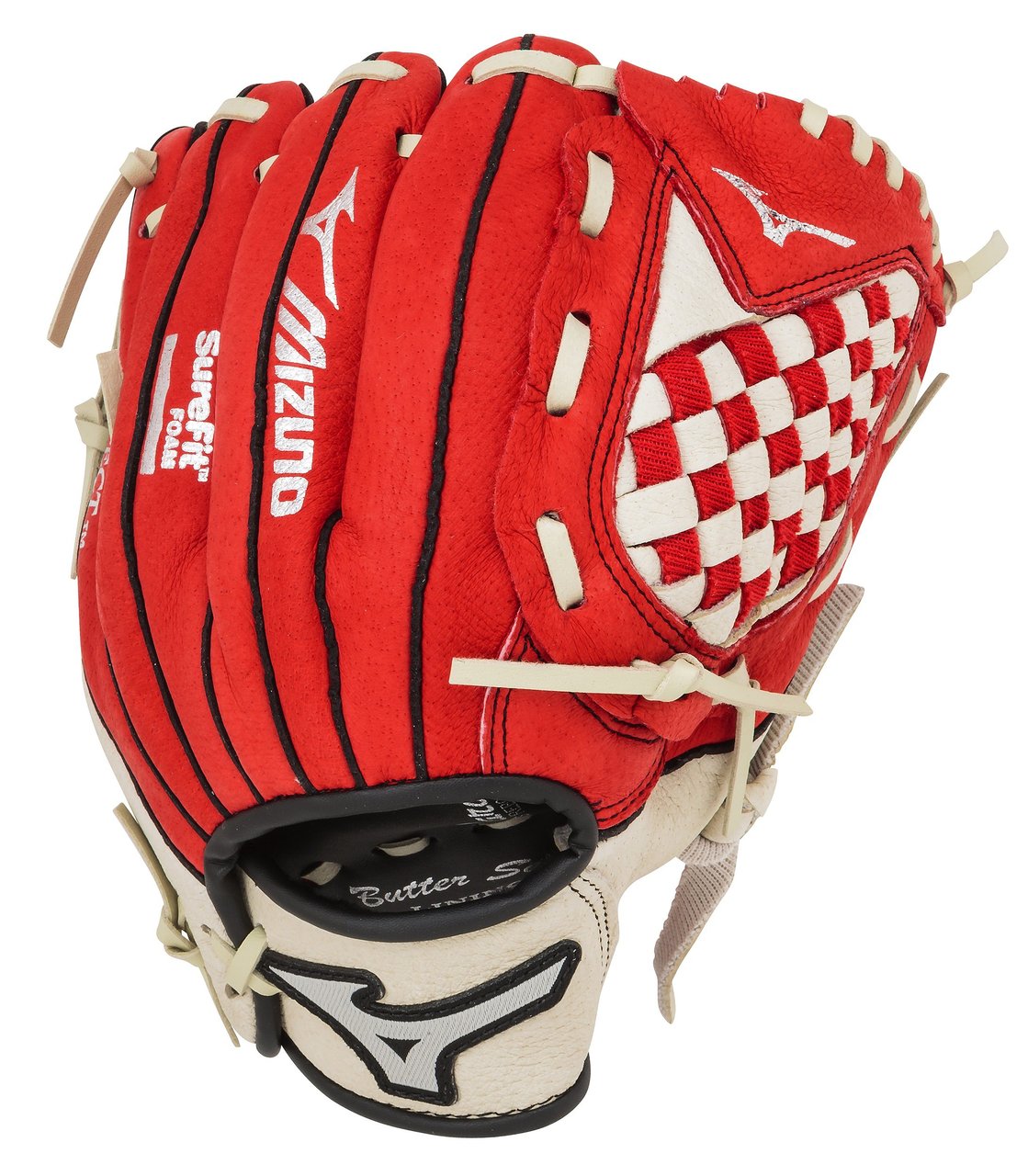 Mizuno Youth Prospect Series Baseball Gloves. Patented Power Close makes catching easy. Power lock closure for maximum fit and performance. Helps youth players learn to catch the right way, in the pocket.