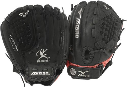 The Mizuno GPP1154 is a 11.50-Inch youth fastpitch glove that features multiple technologies to make it easier for younger players to close the glove and catch the ball.