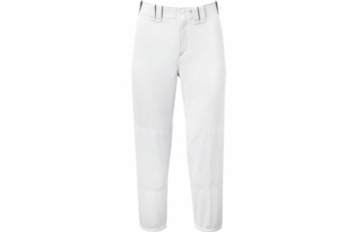 Mizuno Select Belted Low Rise Fastpitch Softball Pants White Size S : 100% Polyester Double Knit (15 oz.)