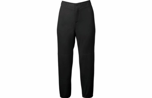 Mizuno Select Non-Belted Low Rise Fastpitch Pants Black Size L : 100% Polyester Double Knit (15 oz.)