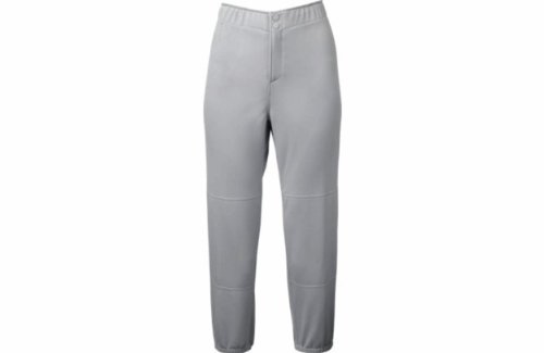 Mizuno Select Non-Belted Low Rise Fastpitch Pants Grey Size L : 100% Polyester Double Knit (15 oz.)