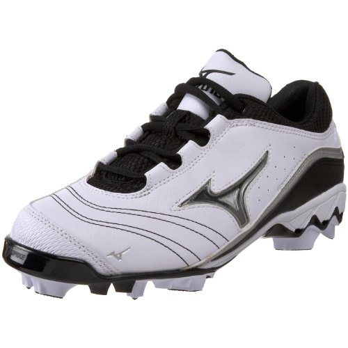 Mizuno Women's 9-Spike Watley G3 Switch Softball Cleat (BlackWhite, 10) : Step up your game with Mizuno's 9-Spike Watley G3 Switch. With its cleated sole, Wave technology, and shock-absorption properties, this softball cleat gives you traction and support where you need it most. And with its multicolor inserts you can personalize it to match your team.