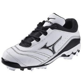 Mizuno Women's 9-Spike Watley G3 Switch Softball Cleat (White, 10.5 B(M) US) : Step up your game with Mizuno's 9-Spike Watley G3 Switch. With its cleated sole, Wave technology, and shock-absorption properties, this softball cleat gives you traction and support where you need it most. And with its multicolor inserts you can personalize it to match your team.