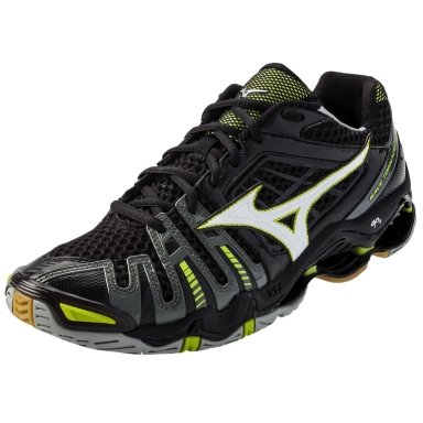 Mizuno Women's Wave Tornado 8 Volleyball Shoes (Black/White, 13) : Designed with the new Power Panel that limits overpronation during lateral pivoting.