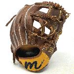 MLabel Classic Baseball Glove 11.5 I Web Chestnut Right Hand Throw