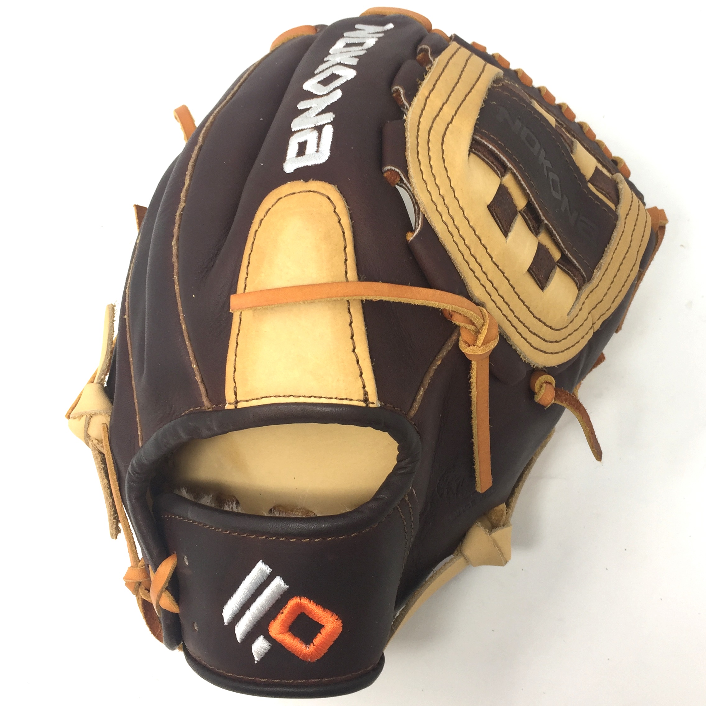 12.00 Inch Pattern Constructed With American Buffalo & Top Grain Stampede Leathers Conventional Open Back Fully Closed Web Infielder / Pitcher Glove