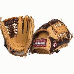 The Alpha series baseball gloves has been expanded to include our full-sized baseball patterns. This performance series is made with our top-of-the-line Stampede™ and Buffalo leathers for top travel, high-school, college, and pro players. The combination of these two proprietary leathers makes Alpha™ gloves light weight and ready for play with minimal need for break-in, and provides ideal structure and balance. 11.5 inch Pattern. Modified Trap. Open Back. Leather Buffalo plus Stampede Weight: ~590g