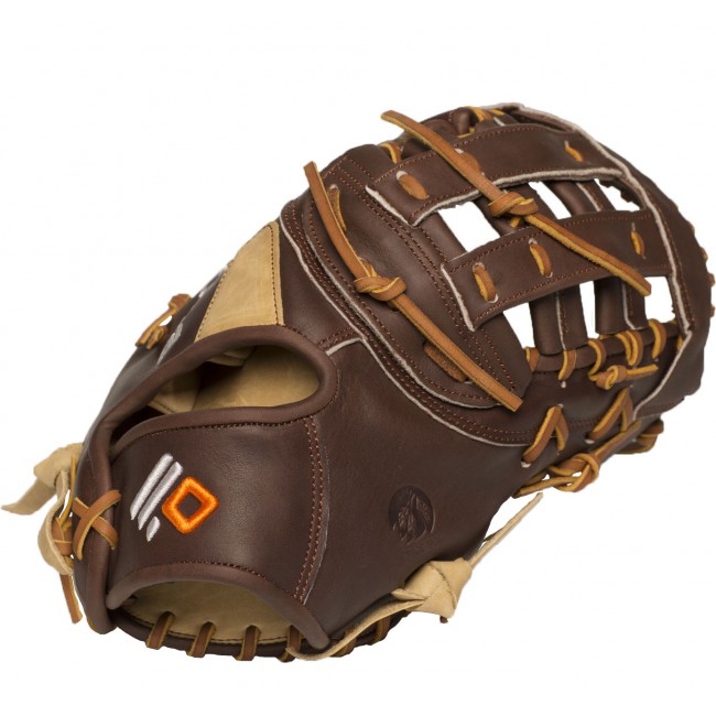 Stampede and Buffalo, for ideal structure, weight, and very easy break-in. The combination of these two proprietary Nokona leathers makes these gloves ready for play right off the shelf without any need for steaming. A position-specific, light weight, durable, high-performing glove for younger club and elite players. Individually handcrafted in the USA.