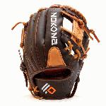 nokona alpha s 400 11 5 select fit i web 14u baseball glove right hand throw