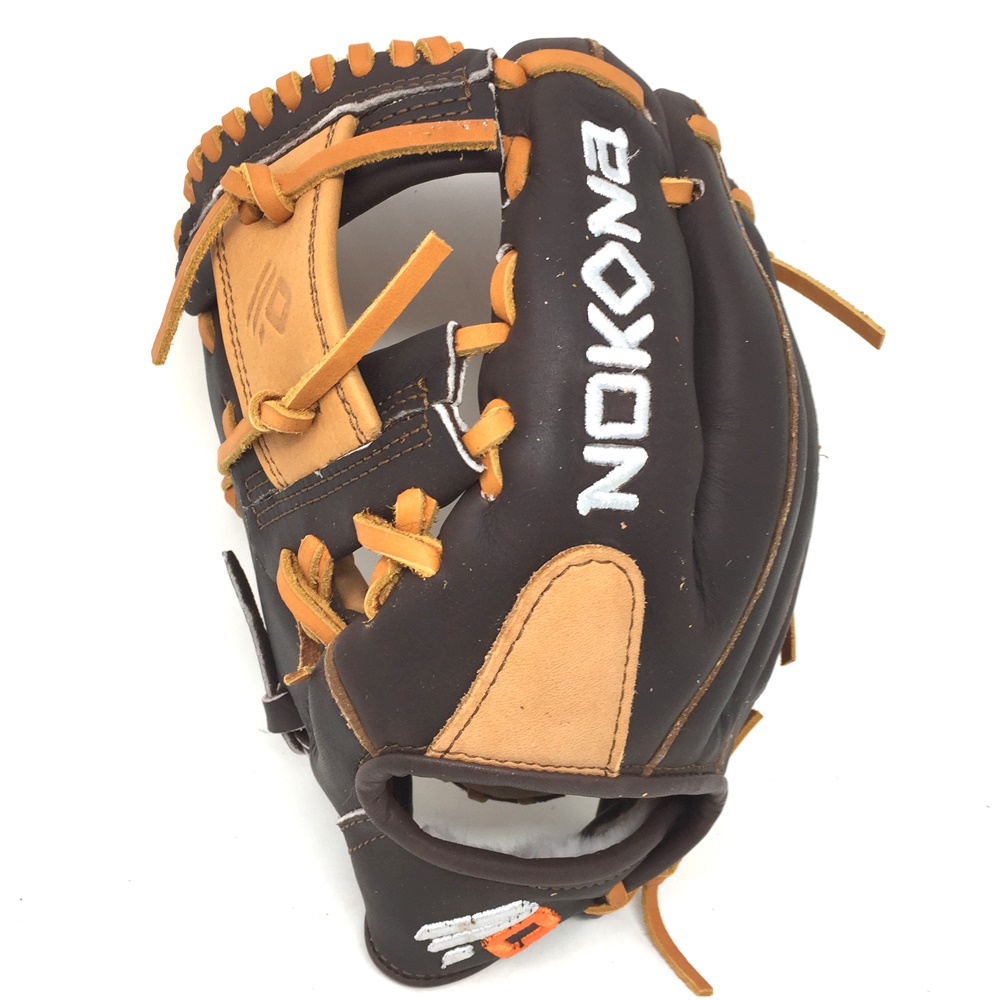 Youth Series 10.5 Inch Model I Web Open Back. The Select series is built with virtually no break-in needed, using the highest-quality leathers so that youth and young adult players can perform at the top of their game. A position-specific, light weight, durable, high-performing glove for club and elite players. - Youth Series - 10.5 Inch Model - I Web - Open Back - Bison Leather - Individually Handcrafted in the USA - 1 Year Manufacturer's Warranty from Nokona.