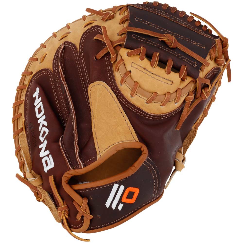 nokona-alpha-select-youth-baseball-catchers-mitt-32-right-hand-throw S2C-RightHandThrow Nokona 808808890591 This Youth performance series is made with Nokonas top-of-the-line leathers StampedeTM